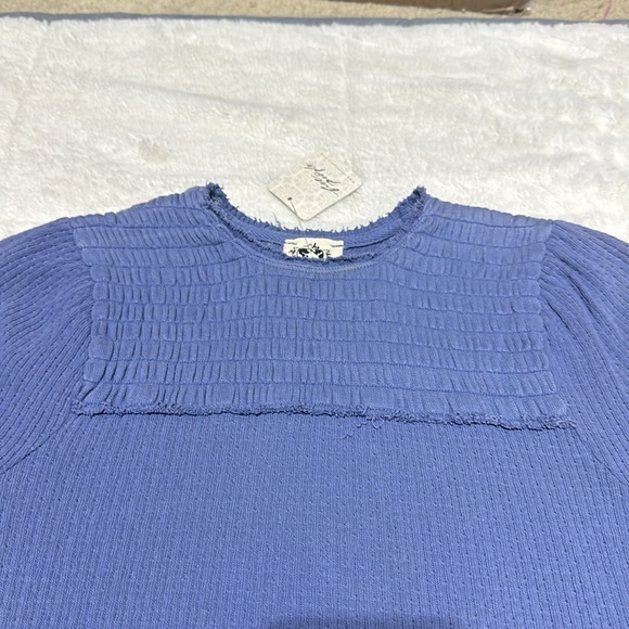 Free People | size xsmall | blue top - Picture 4 of 7